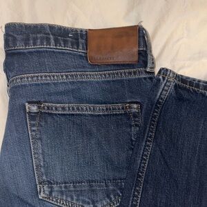 AllSaints Men's Dark Blue Slim Fit Jeans